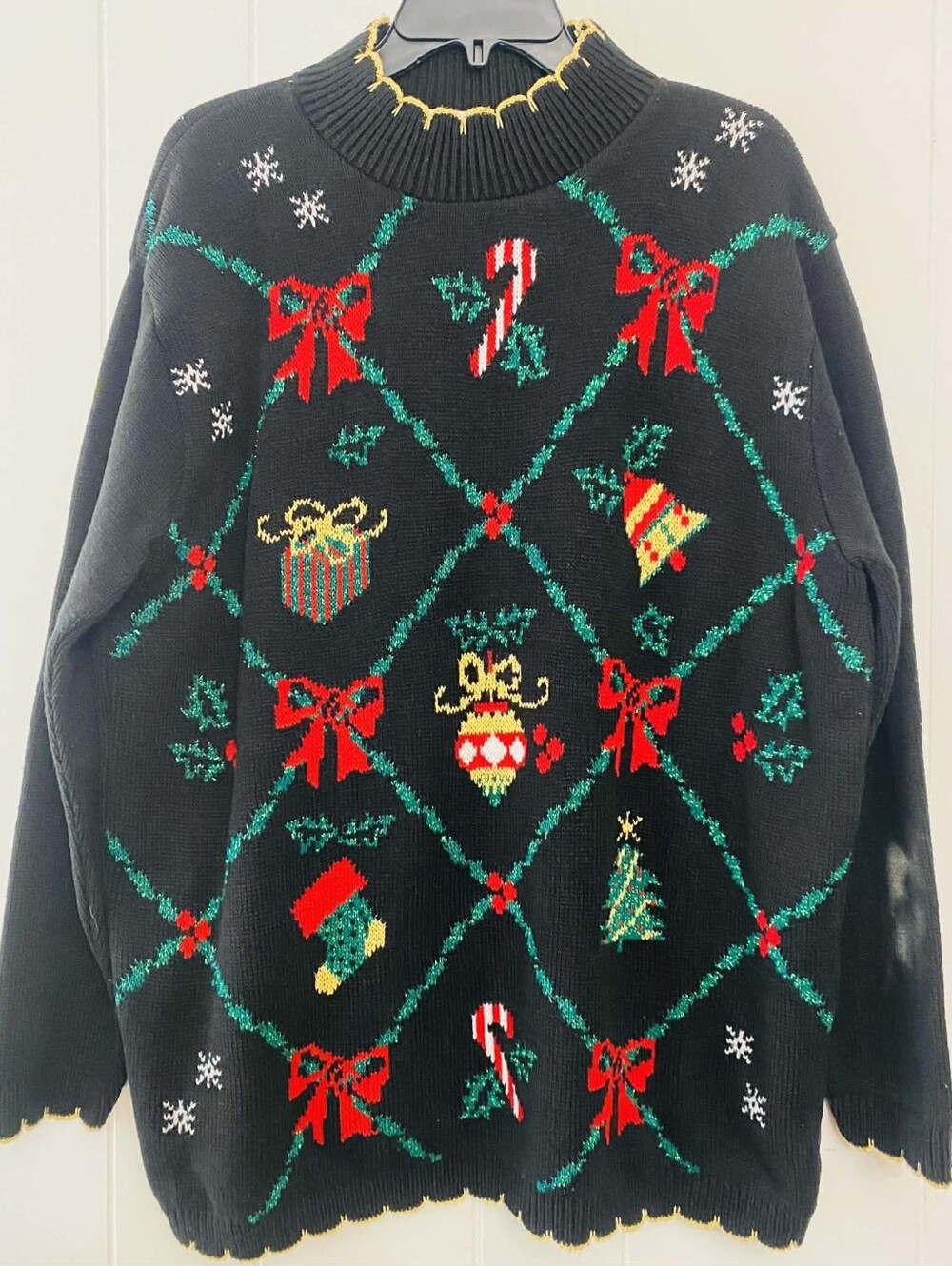 Vintage Christmas Sweater Cricket Lane X- Large